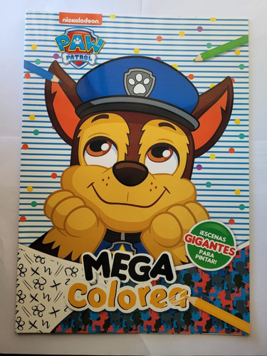 Paw Patrol- Libro Para Pintar- Mega Colorea