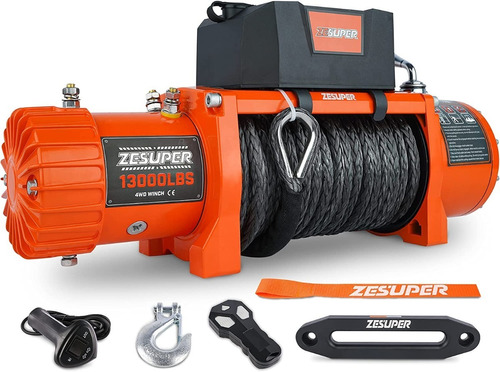 Winche Zesuper 12v 13,000 Libras 