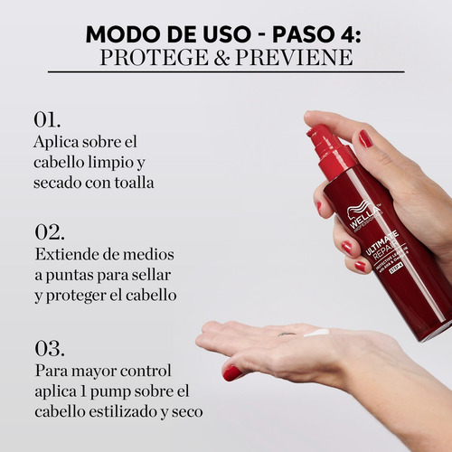 Kit Tratamiento Para Cabello Dañado Wella Ultimate 620 Ml