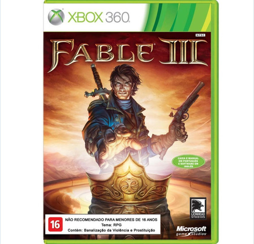 Fable3 Fable Ill Xbox 360/one Original Novo Lacrado + Brinde