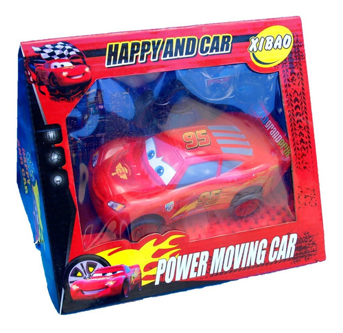 Carro Cars Rayo Mcqueen 4 Cauchos Repuesto Auto Juguete Niño