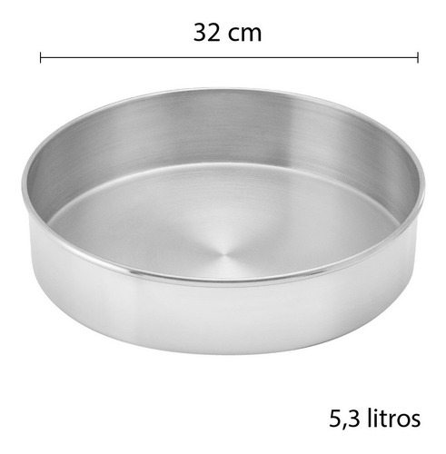 Tortera Redonda Panelux Aluminio 32cm Súper Oferta