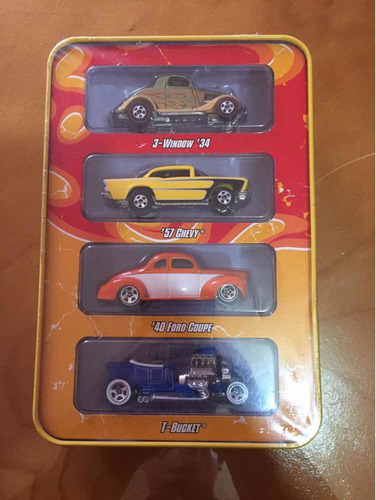 Hot Wheels Since 68 Hot Rods 4-car Pack #1 De 1