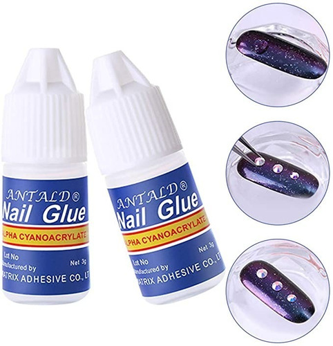 Pegamento De Uñas Nail Glue Tips Esculpidas