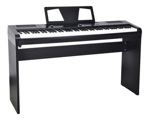Piano Digital Artesia Pa88w Black C/stand