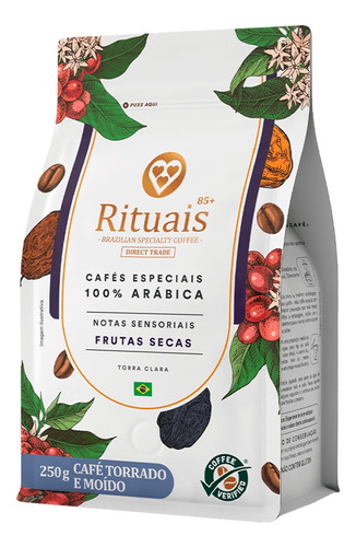 Café 3 Corações Molido Rituais Frutos Secos - 250g