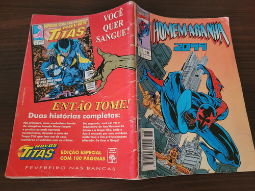 Gibi Homem Aranha 2099 - N. 18 - Mar/95 - Editora Abril (Usado)