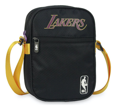 Morral Nba Con Bolsillo Viaje Cómodo Moda Color Amarillo