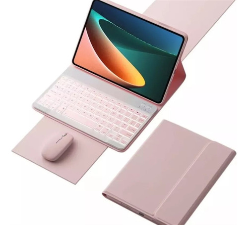 F Funda Mouse+teclado Con Ñ+lápiz Para Galaxy Tab A9+ Plus