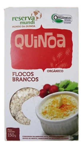 Kit 6x: Quinoa Em Flocos Branca Orgânica Reserva Mundi 150g