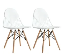 Comprar Sillas De Cocina Comedor Bertoia Nórdica Eames X 2 Unidades