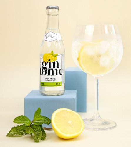 Imagem 3 de 4 de 12x Drink Pronto Easy Booze Gin+tonica 200ml