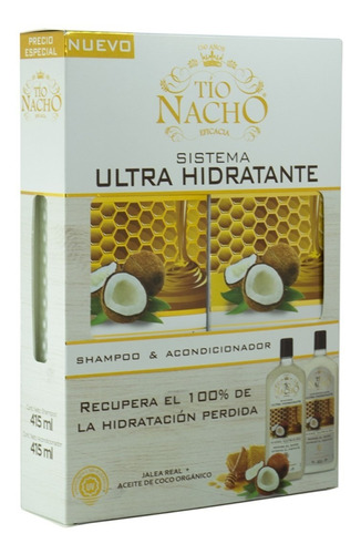 Pack Tío Nacho Shampoo + Acondicionador Coco 415ml