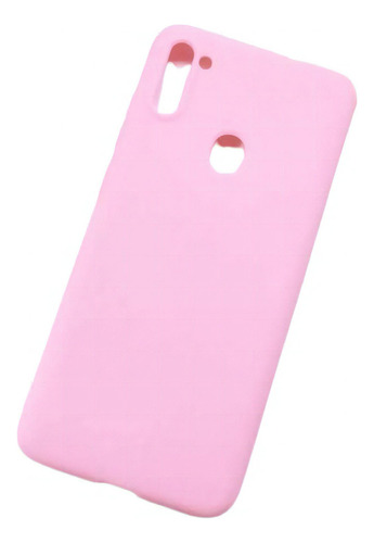 Funda delgada mate compatible con Samsung Galaxy A11, color rosa
