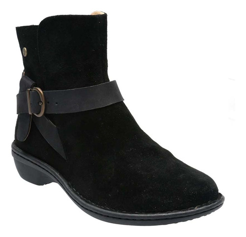 Bota Hush Puppies Ancona Black Para Dama