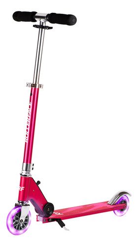 Rollerface Kick-scooter Led Wheels Pink Color Rosa