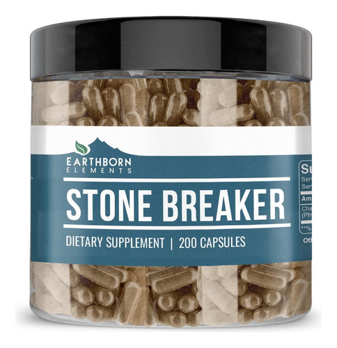 Stone Breaker Chancapiedra 200 Capsulas Limpieza De Riñón Sabor S/n