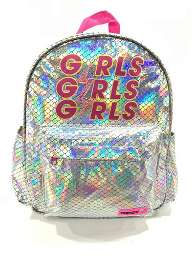 Mochila Holografica Girls Trendy Airon Local Munro