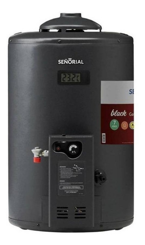 Termotanque Multigas Señorial Tsgb-50 Negro 50l 7 Años Garan