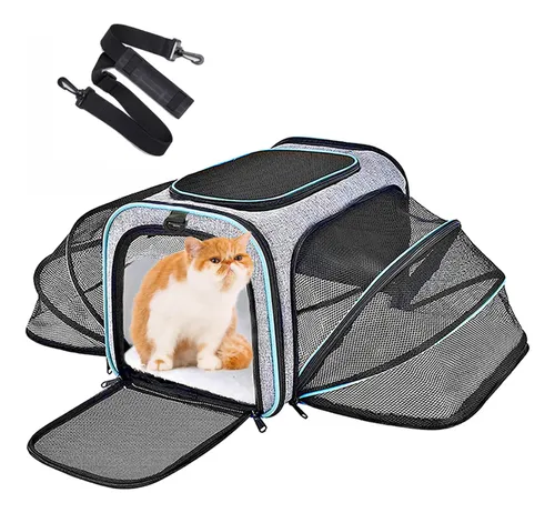 Mochila Transportadora Mascotas Expandible