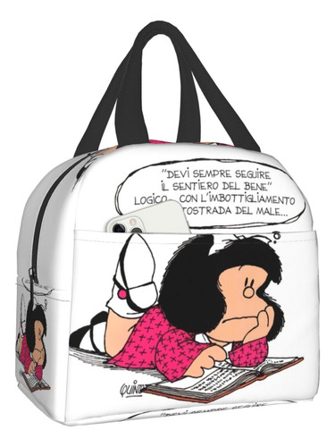 Bolsa De Almuerzo Aislante Astronaut Mafalda Para El Trabajo