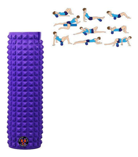 Foam Roller 34 Cm Caucho Soortfitness Rodillo Yoga Rehabilit