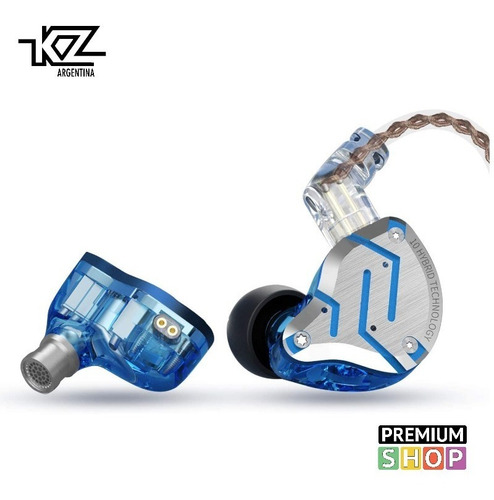Imagen 7 de 7 de Auriculares In Ear Kz Zs10 Pro Monitoreo 5 Vias Con Microfon