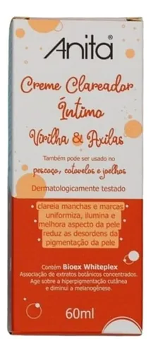comprar Creme Clareador Íntimo Virilha E Axilas 60ml Anita