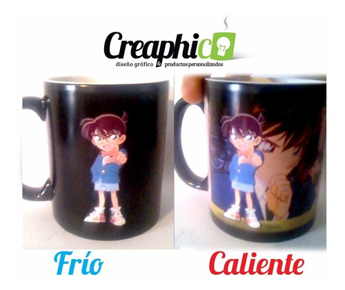 Tazón Mágico, Detective Conan, Cambia Con Agua Caliente