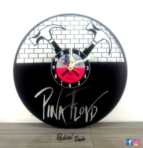 Reloj De Vinilo Pink Floyd The Wall Regalos Decoracion 