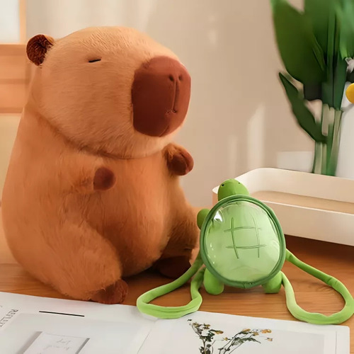 Bonito Muñeco De Peluche De Capibara, Par De Regalo De Cumpl