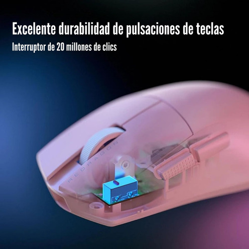 Mouse Redragon K1ng 1k M724 12400 Dpi - Rosa