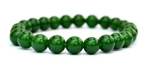  Manilla Pulsera Piedra Natural Jade Verde