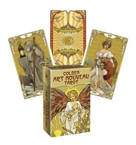 Mini Golden Art Nouveau Tarot - G. Massaglia - Lo Scarabeo