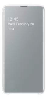 Funda S-view Original Para Galaxy S10e Blanco