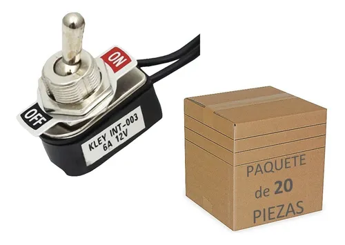 20 Interruptor Cola De Rata Switch 12v 6 Amp