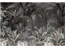 Comprar Vinilos Murales Empapelados Jungla Palmeras Tropical Osc