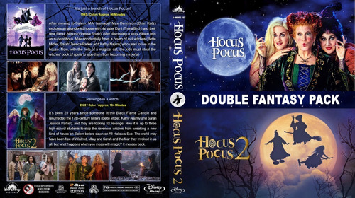 Hocus Pocus Coleccion En Bluray. 2 Discos. Audio Ing/esp Lat