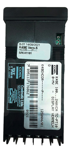 Controlador De Temperatura Coel K49ehcor Multissensor 127/220V