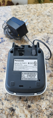 Telefone Fixo Panasonic Kx Tg 4011 Cinza