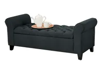 Comprar Mueble Diván Dinasty Lino Gris 1pz Sofa Sillon Mueble Salas