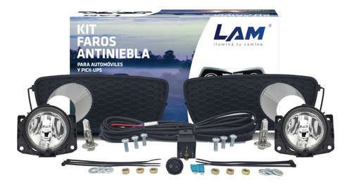 Kit Completo Luces Antiniebla Fiat Palio Crom 2010 2011 2012