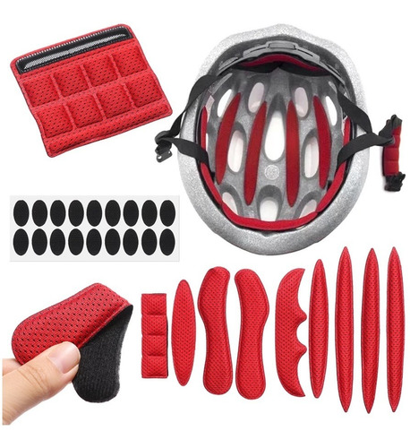 Kit De Espuma Forro Interna Para Capacete De Ciclismo