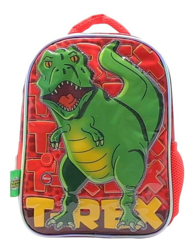 Mochila Espalda 12 Dino Sonido T-rex Cresko