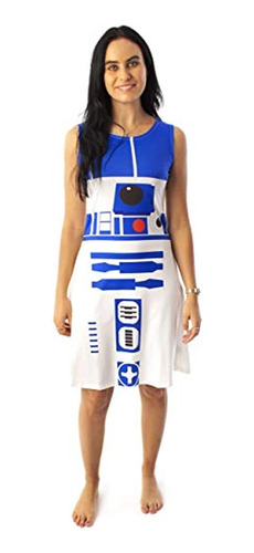 Disfraz Vestido Mujer Star Wars R2d2, Talla M