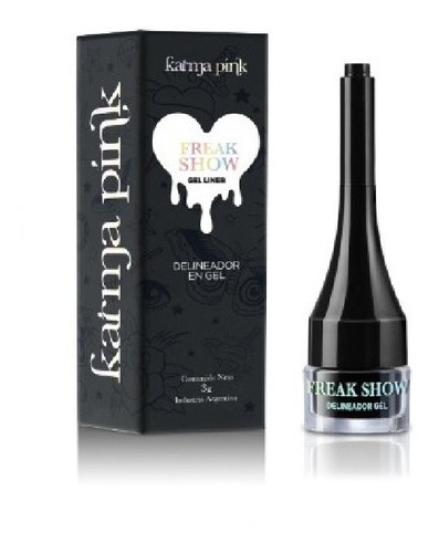 Imagen 2 de 10 de Delineador En Gel Freak Show Larga Duracion Karma Pink