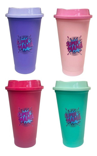 Imagen 7 de 7 de Vaso Reutilizable Dia De La Madre Regalo Souvenir Diseños