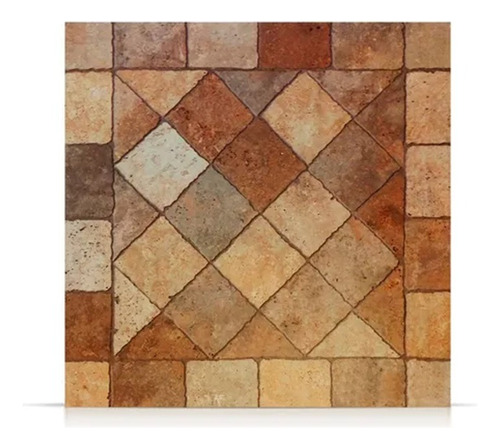 Ceramica Para Patio Antideslizante Angelo Tostado 45x45 2da