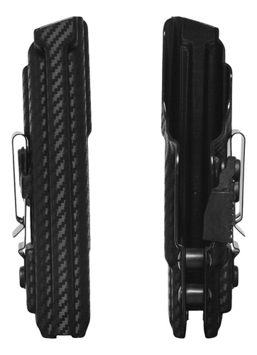 Coldre Sabre Kydex Iwb Elite Glock G22 Gen 3 E 4 Canhoto Cor Preto Fibra De Carbono
