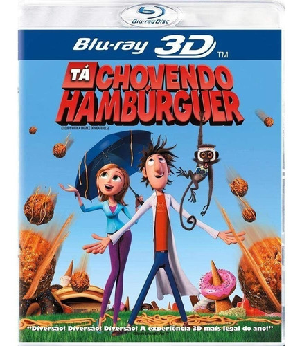 Blu-ray 3d Tá Chovendo Hambúrguer